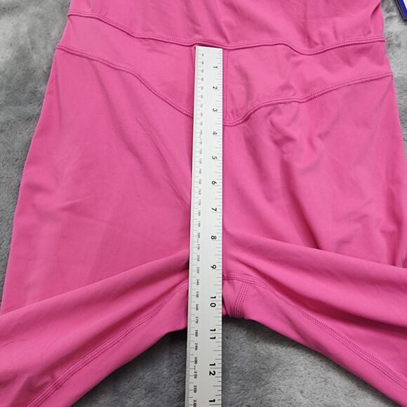 NEW Joy Lab Jumpsuit Womens M Pink Stretch Knit Low Back Flare Active Bodysuit - Picture 11 of 14